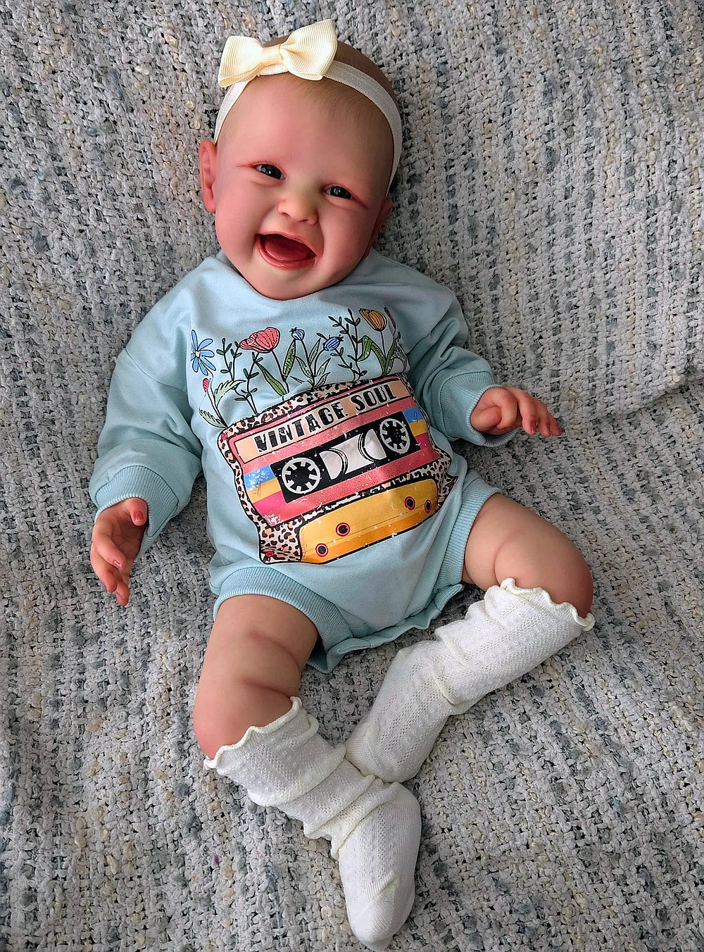 Full Body Silicone Reborn Baby Girl “Amelia” | 23” Realistic Toddler Doll | Custom Handmade Silicone Baby