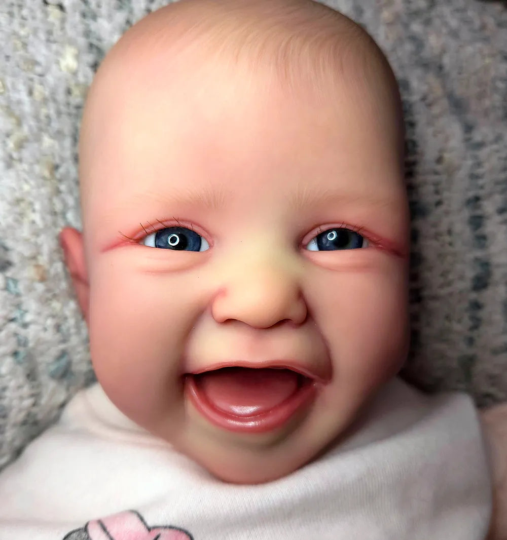 Full Body Silicone Reborn Baby Girl “Amelia” | 23” Realistic Toddler Doll | Custom Handmade Silicone Baby