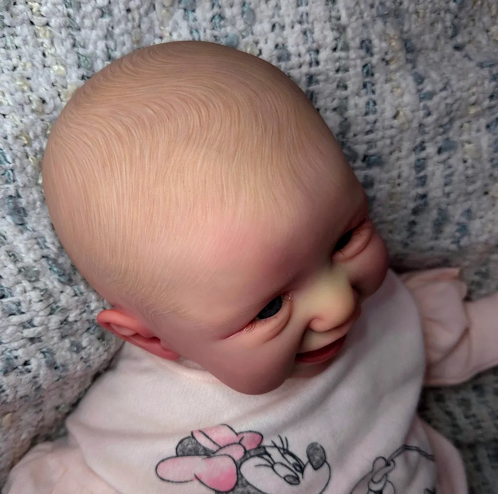 Full Body Silicone Reborn Baby Girl “Amelia” | 23” Realistic Toddler Doll | Custom Handmade Silicone Baby