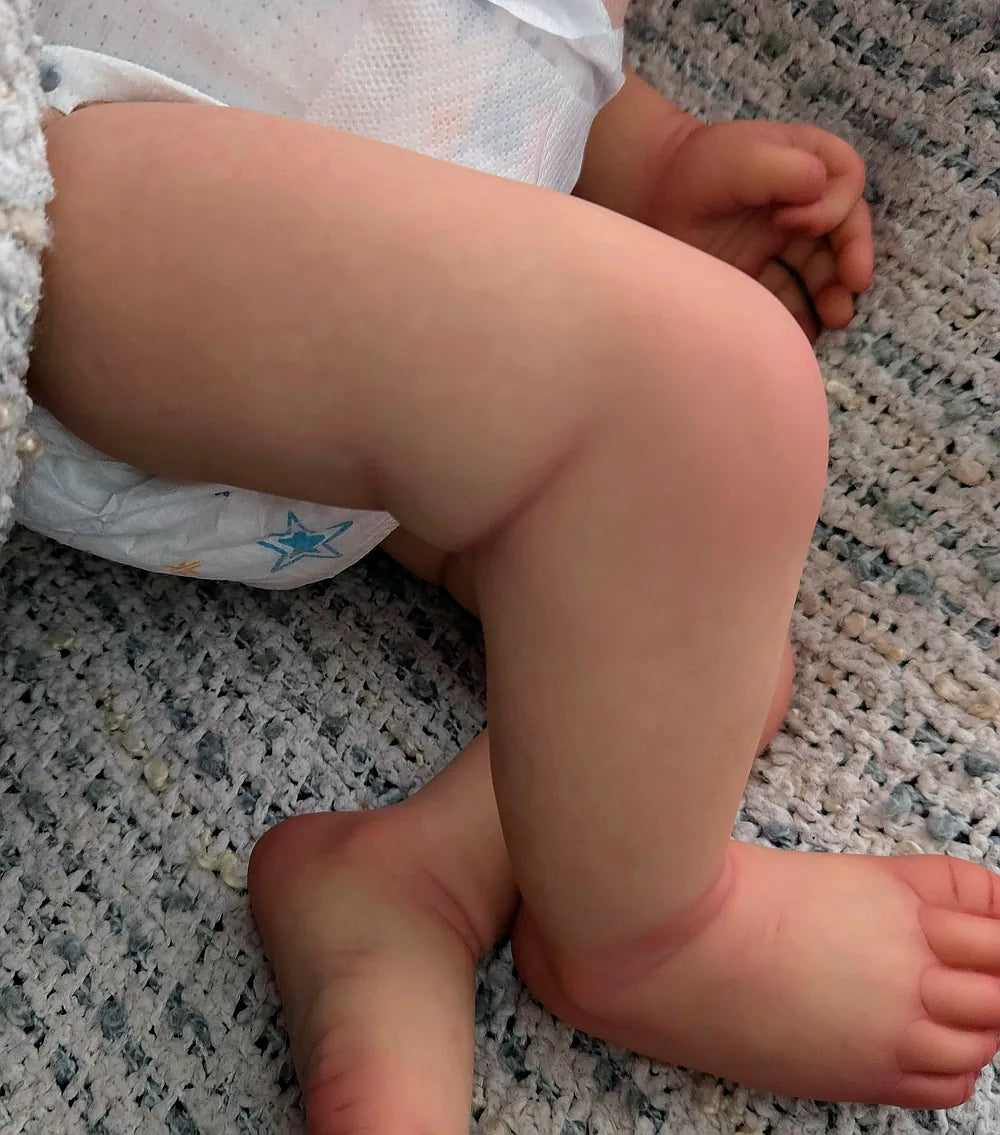 Full Body Silicone Reborn Baby Girl “Amelia” | 23” Realistic Toddler Doll | Custom Handmade Silicone Baby