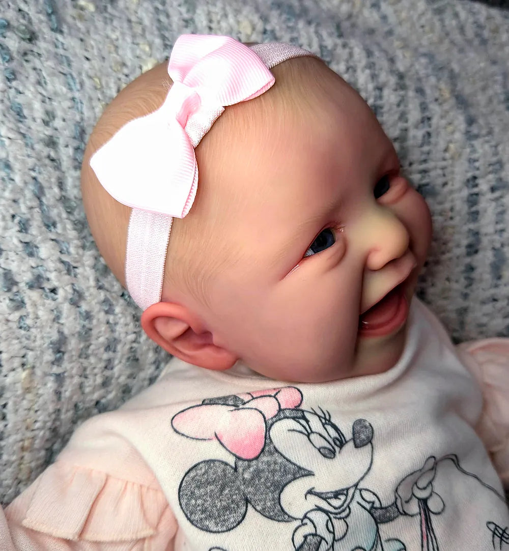 Full Body Silicone Reborn Baby Girl “Amelia” | 23” Realistic Toddler Doll | Custom Handmade Silicone Baby