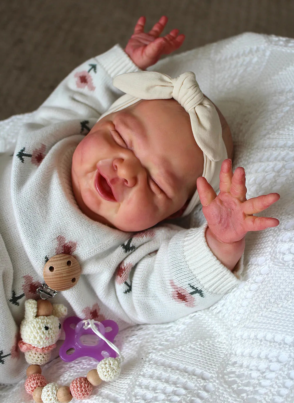 Full Body Silicone Reborn Baby Girl “Hannah” | 23” Realistic Toddler Doll | Custom Handmade Silicone Baby
