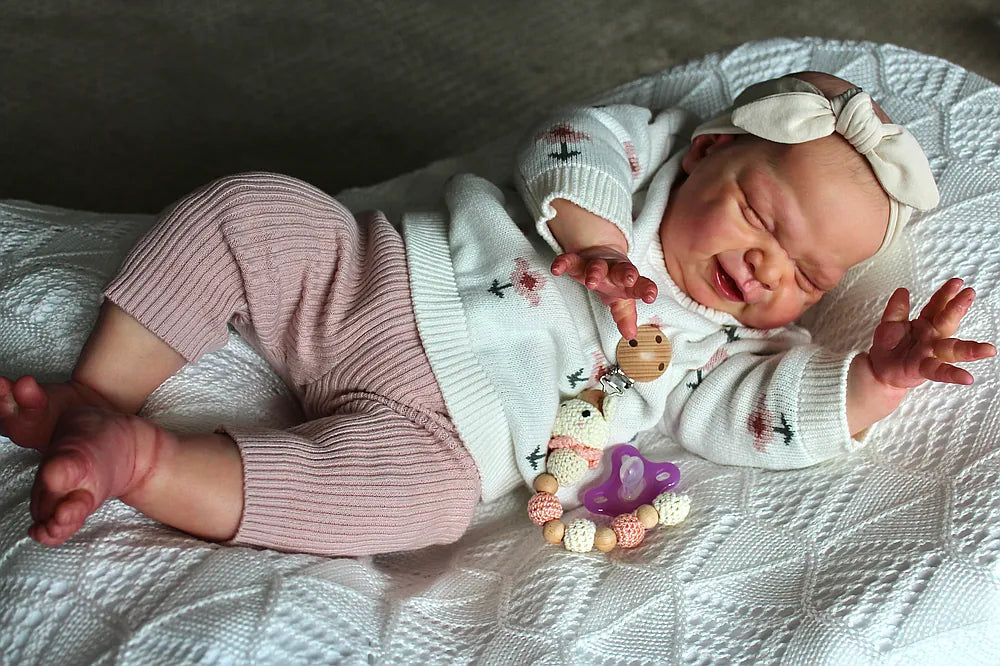 Full Body Silicone Reborn Baby Girl “Hannah” | 23” Realistic Toddler Doll | Custom Handmade Silicone Baby