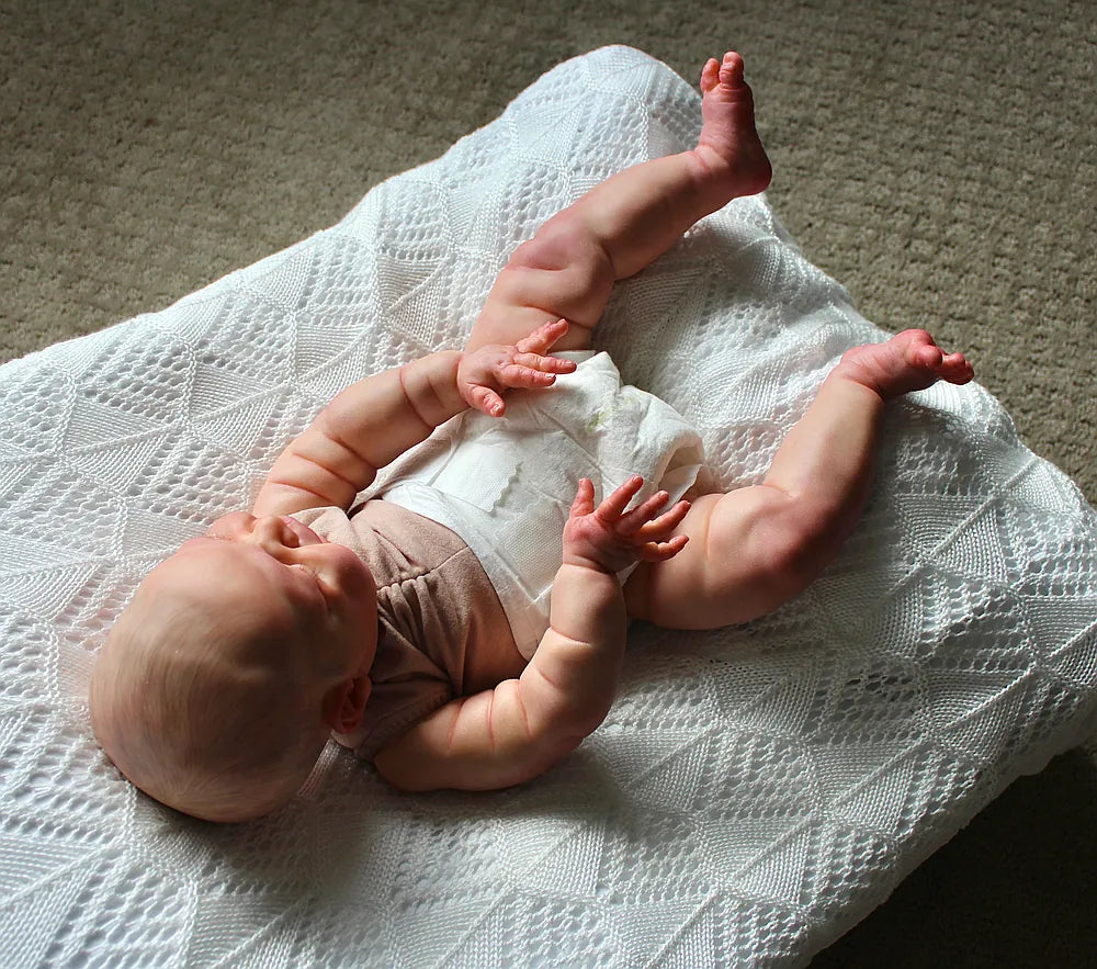 Full Body Silicone Reborn Baby Girl “Hannah” | 23” Realistic Toddler Doll | Custom Handmade Silicone Baby