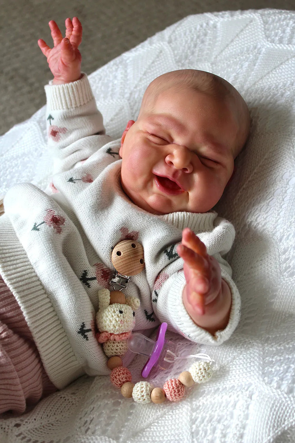 Full Body Silicone Reborn Baby Girl “Hannah” | 23” Realistic Toddler Doll | Custom Handmade Silicone Baby