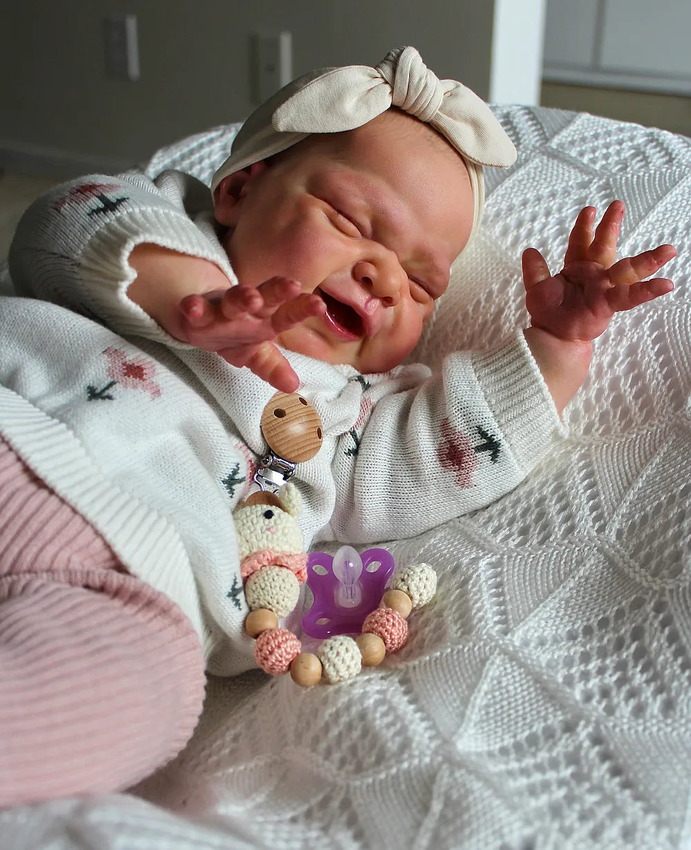 Full Body Silicone Reborn Baby Girl “Hannah” | 23” Realistic Toddler Doll | Custom Handmade Silicone Baby