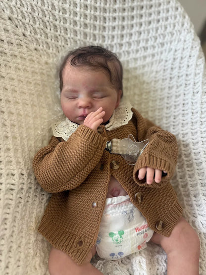 Bambi lifelike Full Body Silicone Reborn Baby Doll — Handcrafted Weighted Realistic Toddler Girl