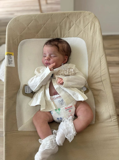 Bambi lifelike Full Body Silicone Reborn Baby Doll — Handcrafted Weighted Realistic Toddler Girl