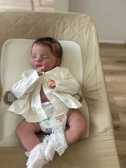 Bambi lifelike Full Body Silicone Reborn Baby Doll — Handcrafted Weighted Realistic Toddler Girl