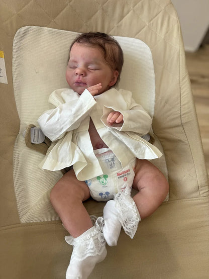 Bambi lifelike Full Body Silicone Reborn Baby Doll — Handcrafted Weighted Realistic Toddler Girl