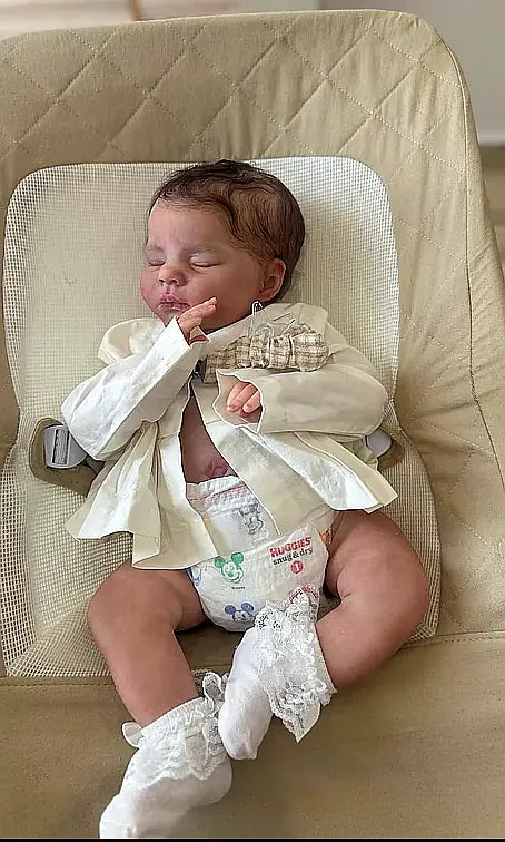 Bambi lifelike Full Body Silicone Reborn Baby Doll — Handcrafted Weighted Realistic Toddler Girl