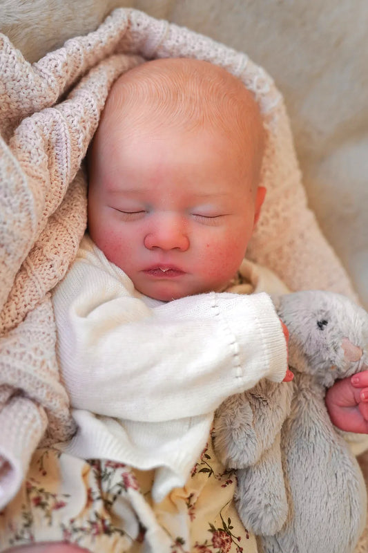 Sally 23" Realistic Silicone Reborn Toddler Girl Doll — Custom Handmade Weighted Newborn Gift for Her
