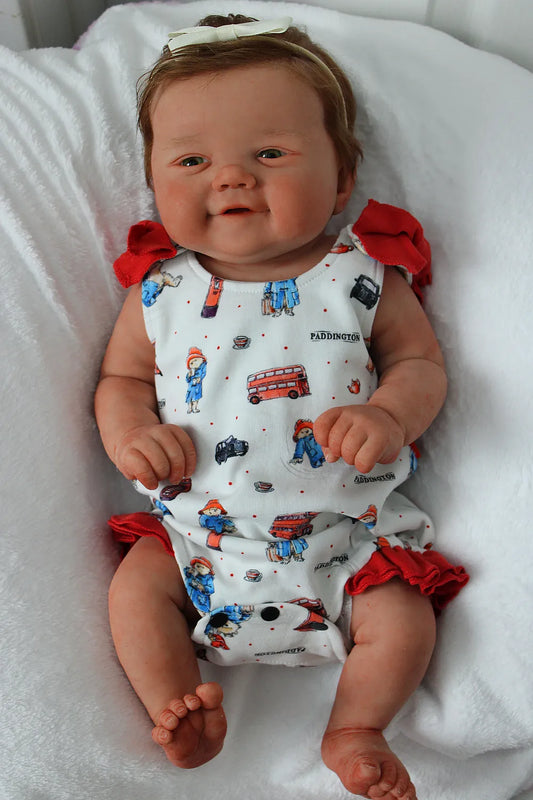 Mary 23" Full Body Silicone Reborn Baby Girl Doll — Lifelike Weighted Handmade Toddler Newborn Gift