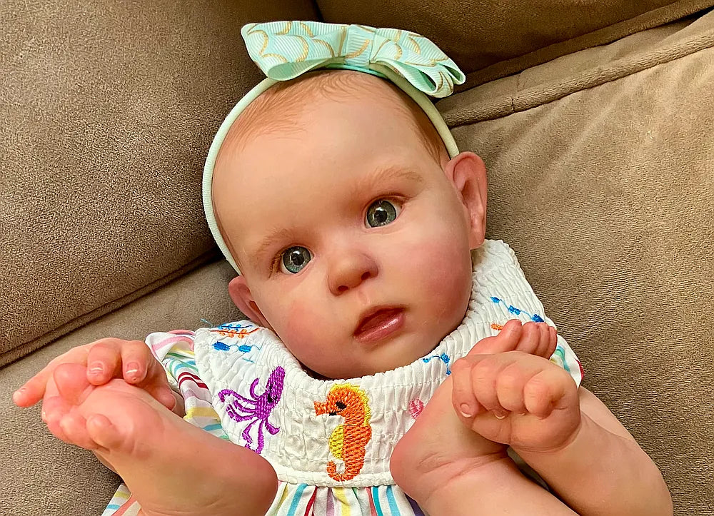 Full Body Silicone Reborn Baby Girl “katy” | 23” Realistic Toddler Doll | Custom Handmade Silicone Baby