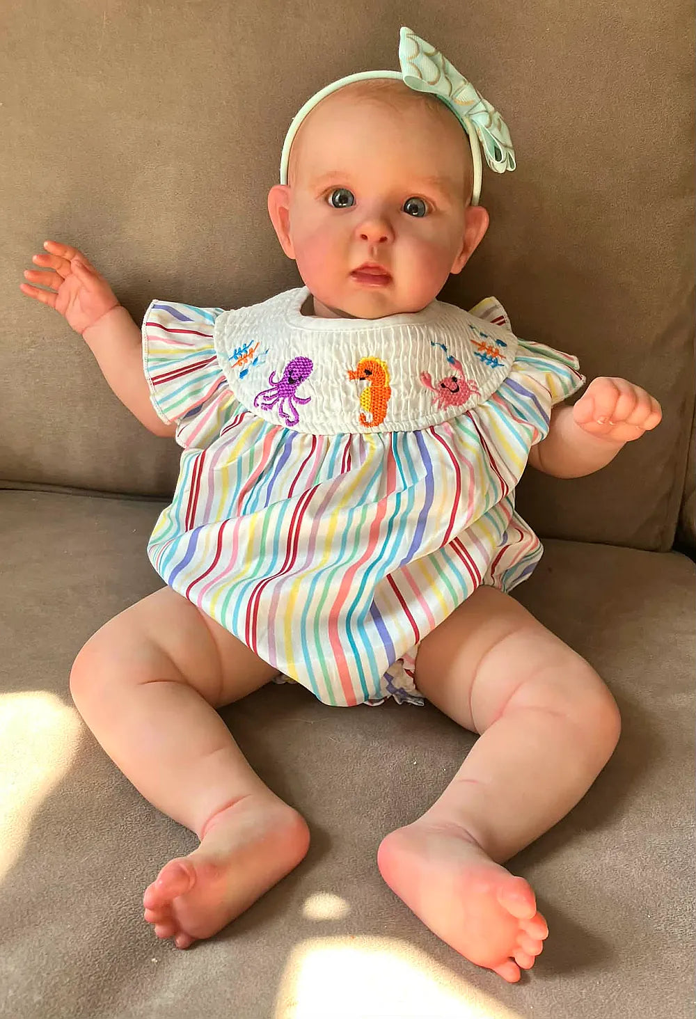 Full Body Silicone Reborn Baby Girl “katy” | 23” Realistic Toddler Doll | Custom Handmade Silicone Baby