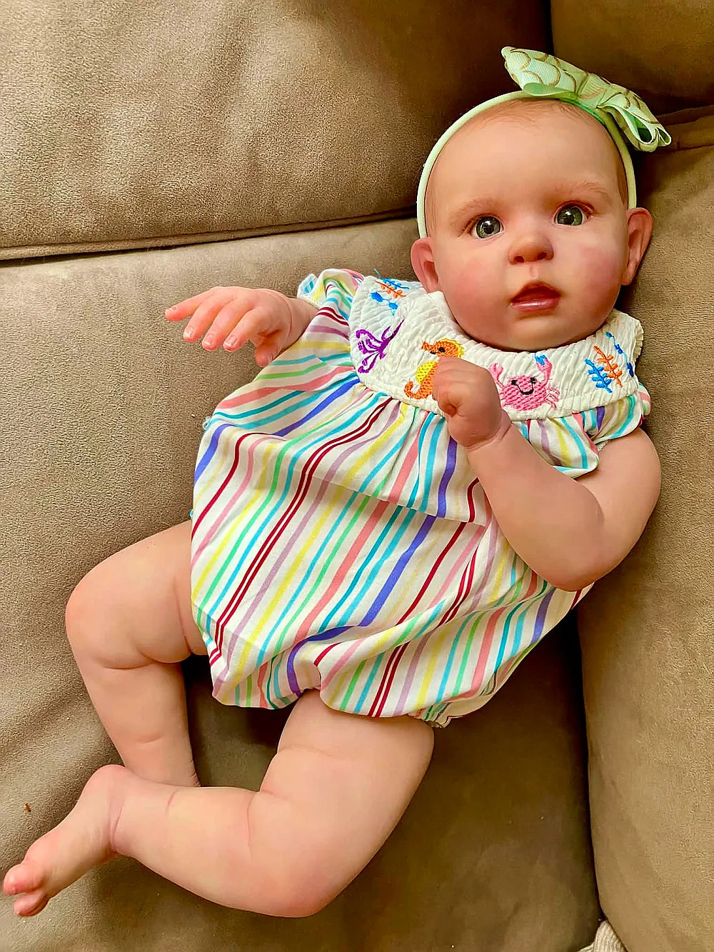 Full Body Silicone Reborn Baby Girl “katy” | 23” Realistic Toddler Doll | Custom Handmade Silicone Baby