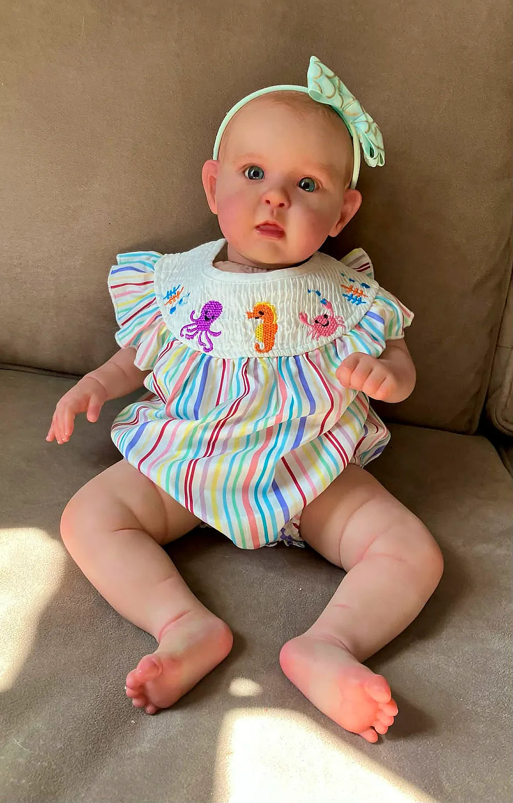 Full Body Silicone Reborn Baby Girl “katy” | 23” Realistic Toddler Doll | Custom Handmade Silicone Baby