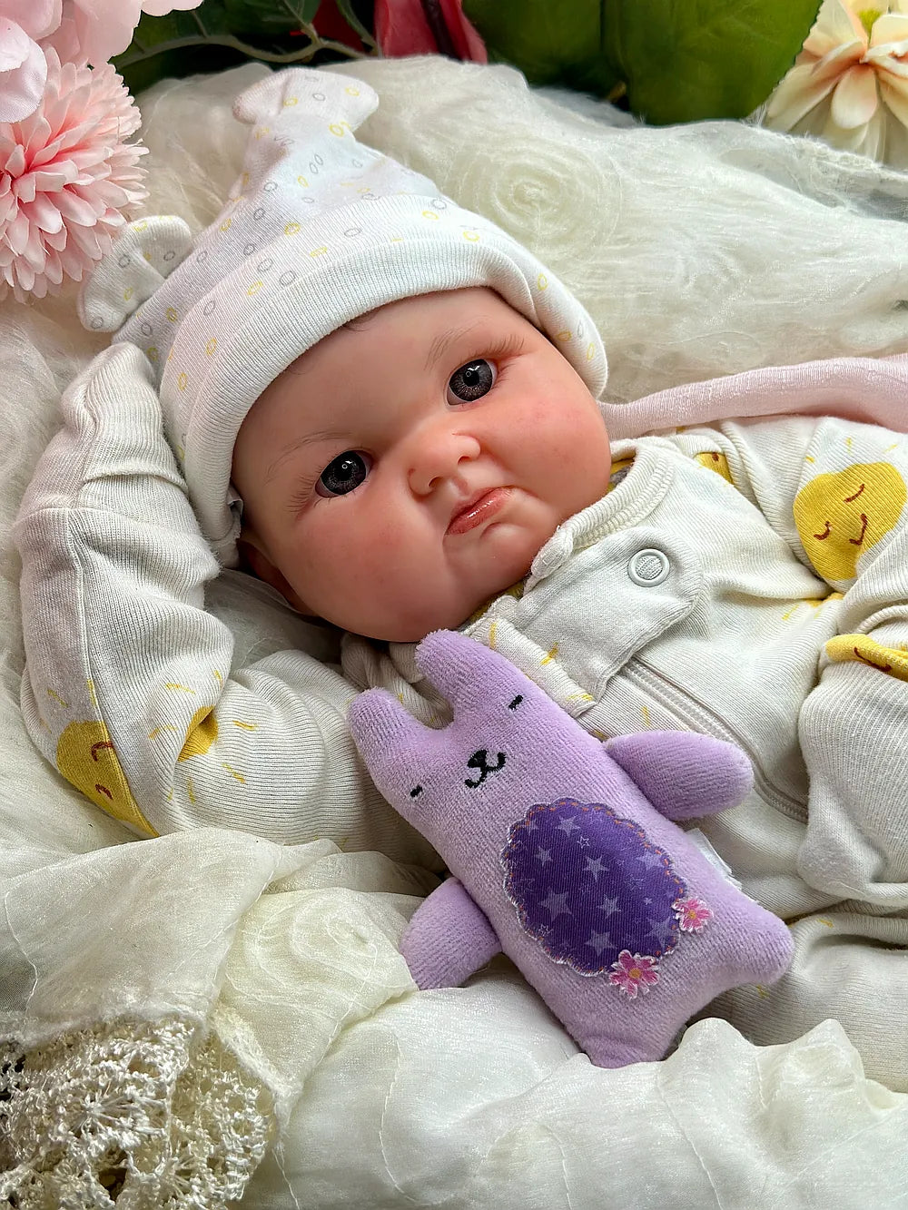 23” Realistic Toddler Doll " Suzi " | Full Body Silicone Reborn Baby Girl | Custom Handmade Silicone Baby