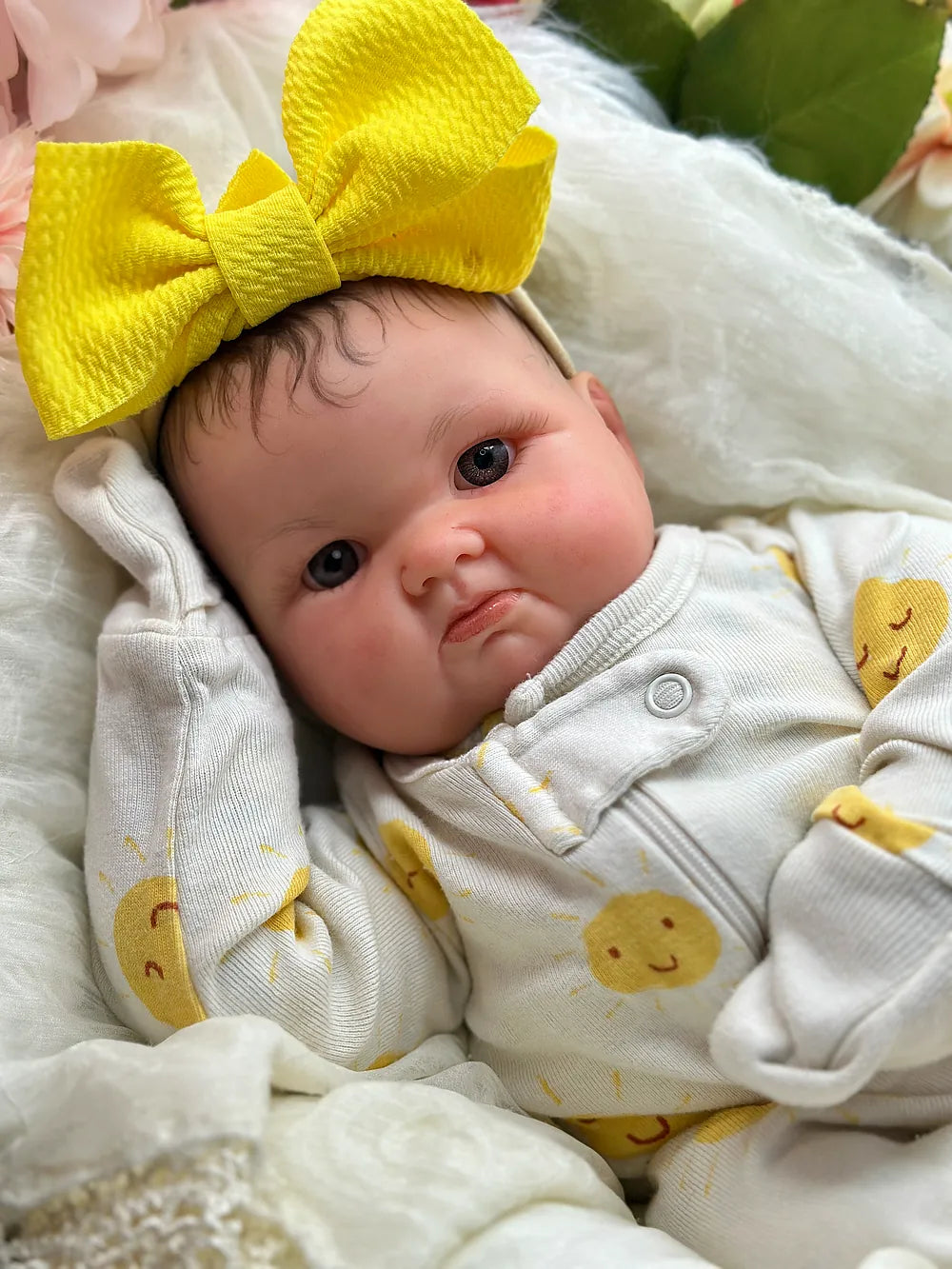 23” Realistic Toddler Doll " Suzi " | Full Body Silicone Reborn Baby Girl | Custom Handmade Silicone Baby