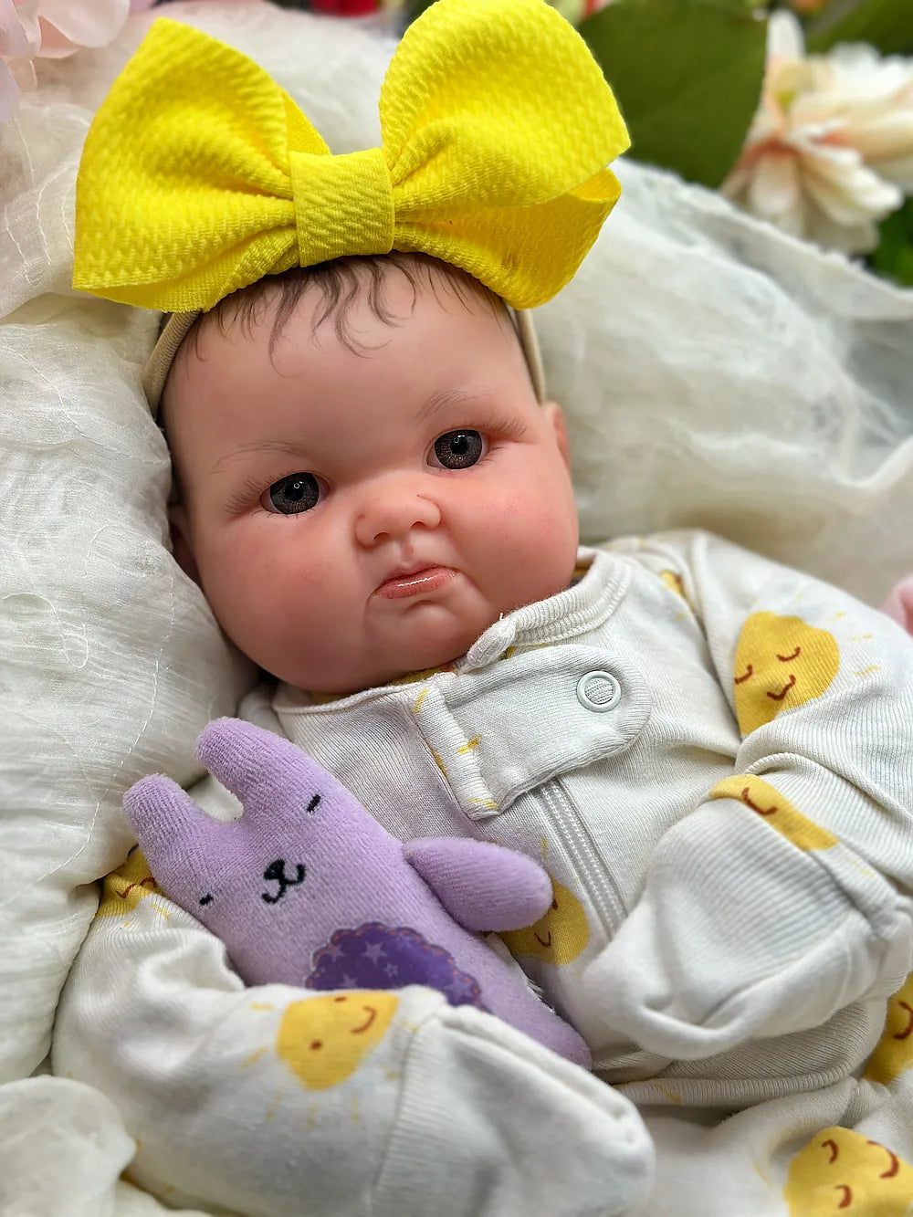23” Realistic Toddler Doll " Suzi " | Full Body Silicone Reborn Baby Girl | Custom Handmade Silicone Baby