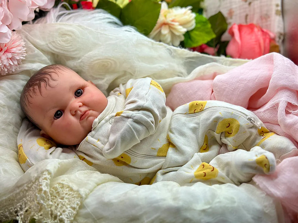 23” Realistic Toddler Doll " Suzi " | Full Body Silicone Reborn Baby Girl | Custom Handmade Silicone Baby