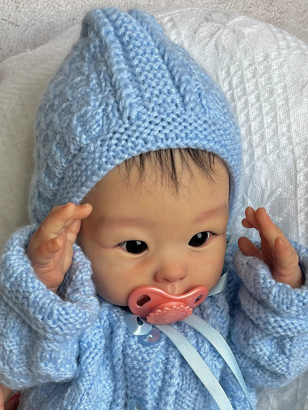 Full Body Silicone Reborn Baby Girl “Jolie” | 23” Realistic Toddler Doll | Custom Handmade Silicone Baby