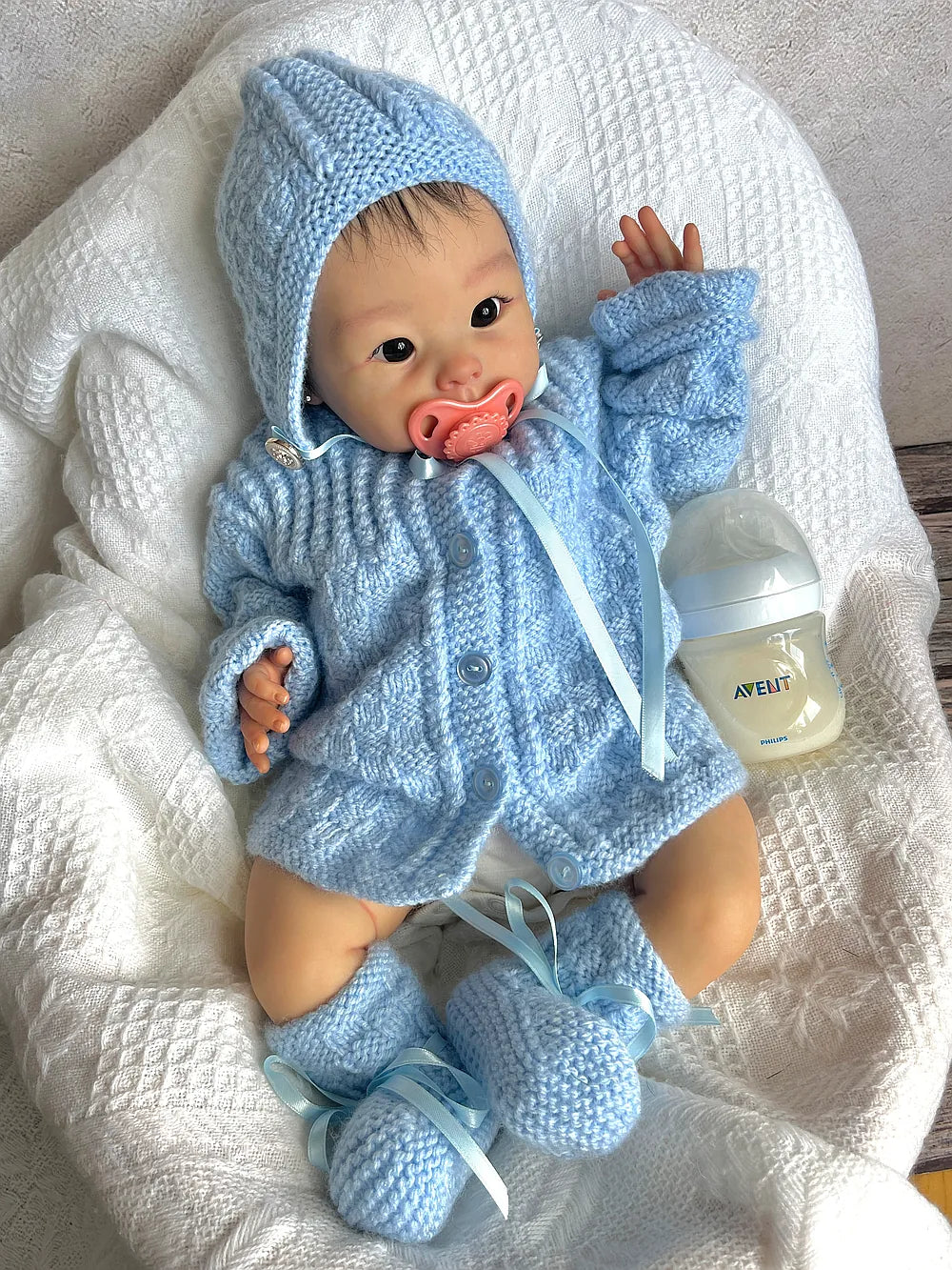 Full Body Silicone Reborn Baby Girl “Jolie” | 23” Realistic Toddler Doll | Custom Handmade Silicone Baby