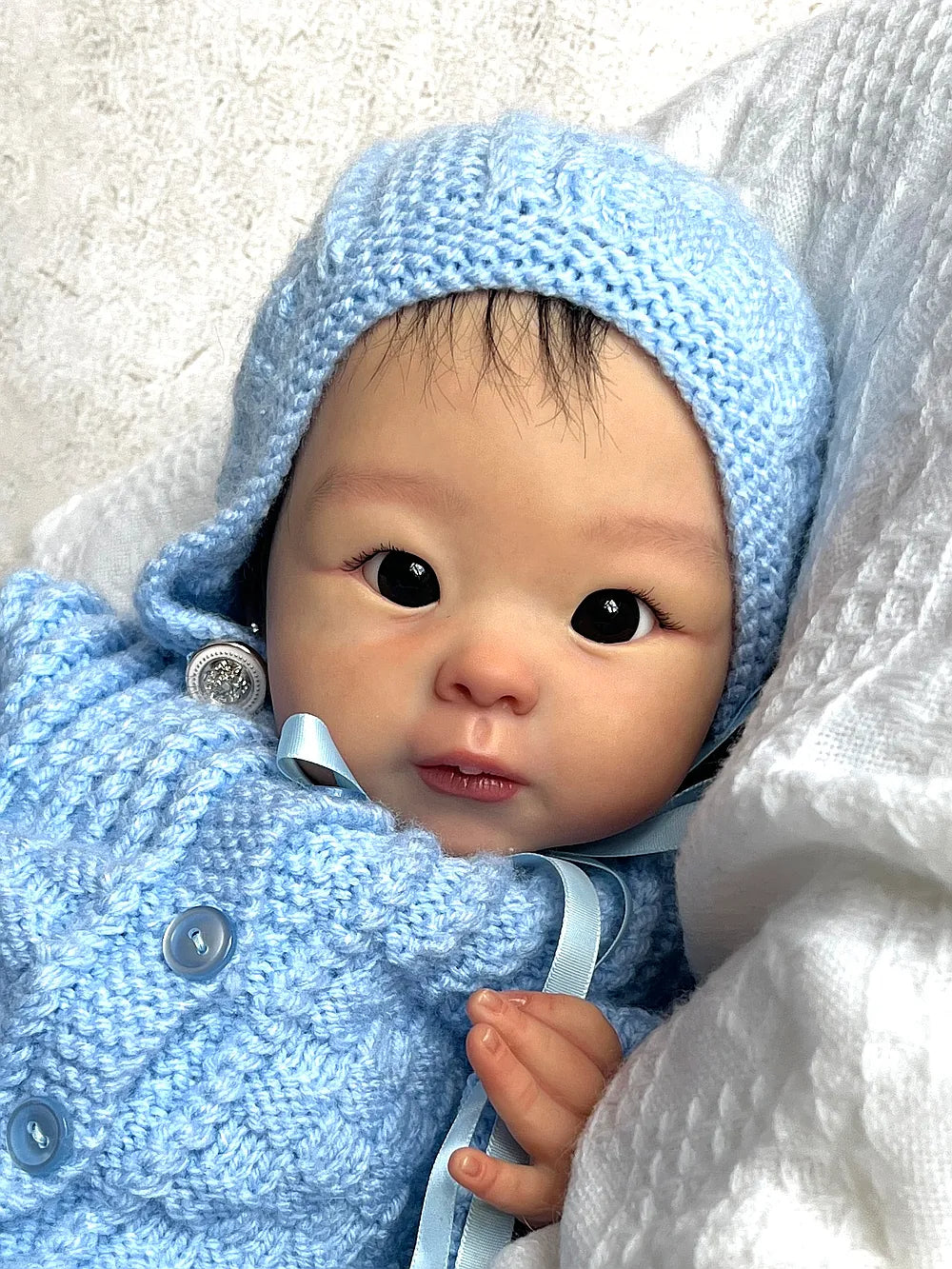 Full Body Silicone Reborn Baby Girl “Jolie” | 23” Realistic Toddler Doll | Custom Handmade Silicone Baby