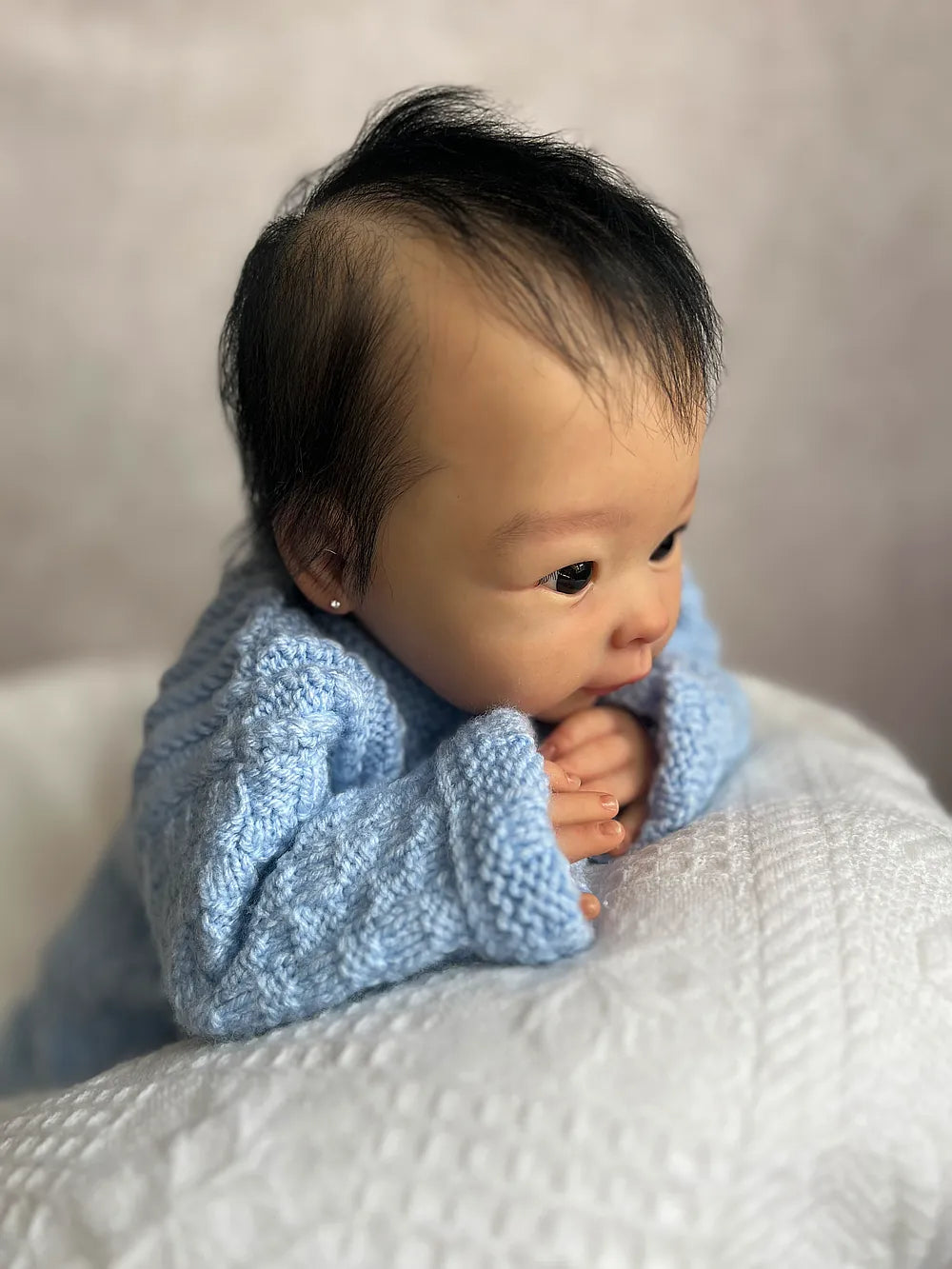 Full Body Silicone Reborn Baby Girl “Jolie” | 23” Realistic Toddler Doll | Custom Handmade Silicone Baby