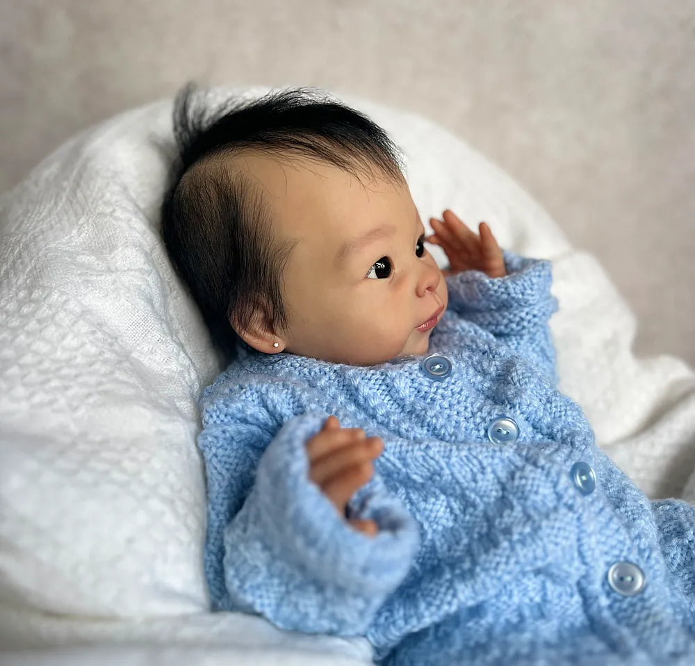 Full Body Silicone Reborn Baby Girl “Jolie” | 23” Realistic Toddler Doll | Custom Handmade Silicone Baby