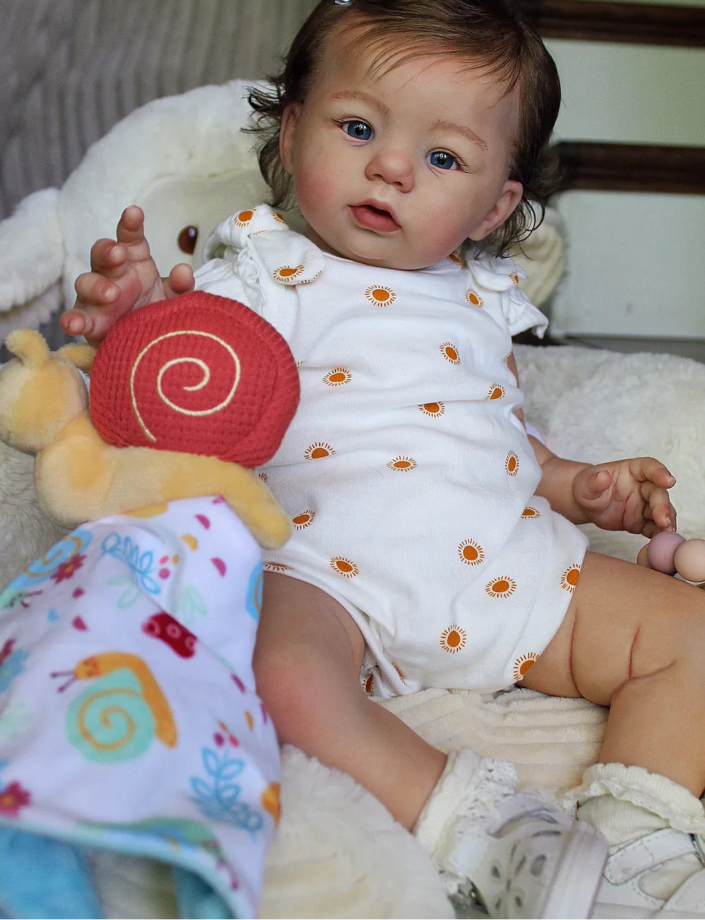 Custom Handmade Silicone Baby | 23” Realistic Toddler Doll " Becky" | Full Body Silicone Reborn Baby Girl