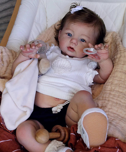 Custom Handmade Silicone Baby | 23” Realistic Toddler Doll " Becky" | Full Body Silicone Reborn Baby Girl