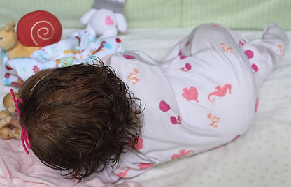 Custom Handmade Silicone Baby | 23” Realistic Toddler Doll " Becky" | Full Body Silicone Reborn Baby Girl