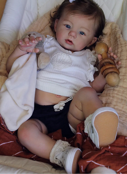 Custom Handmade Silicone Baby | 23” Realistic Toddler Doll " Becky" | Full Body Silicone Reborn Baby Girl
